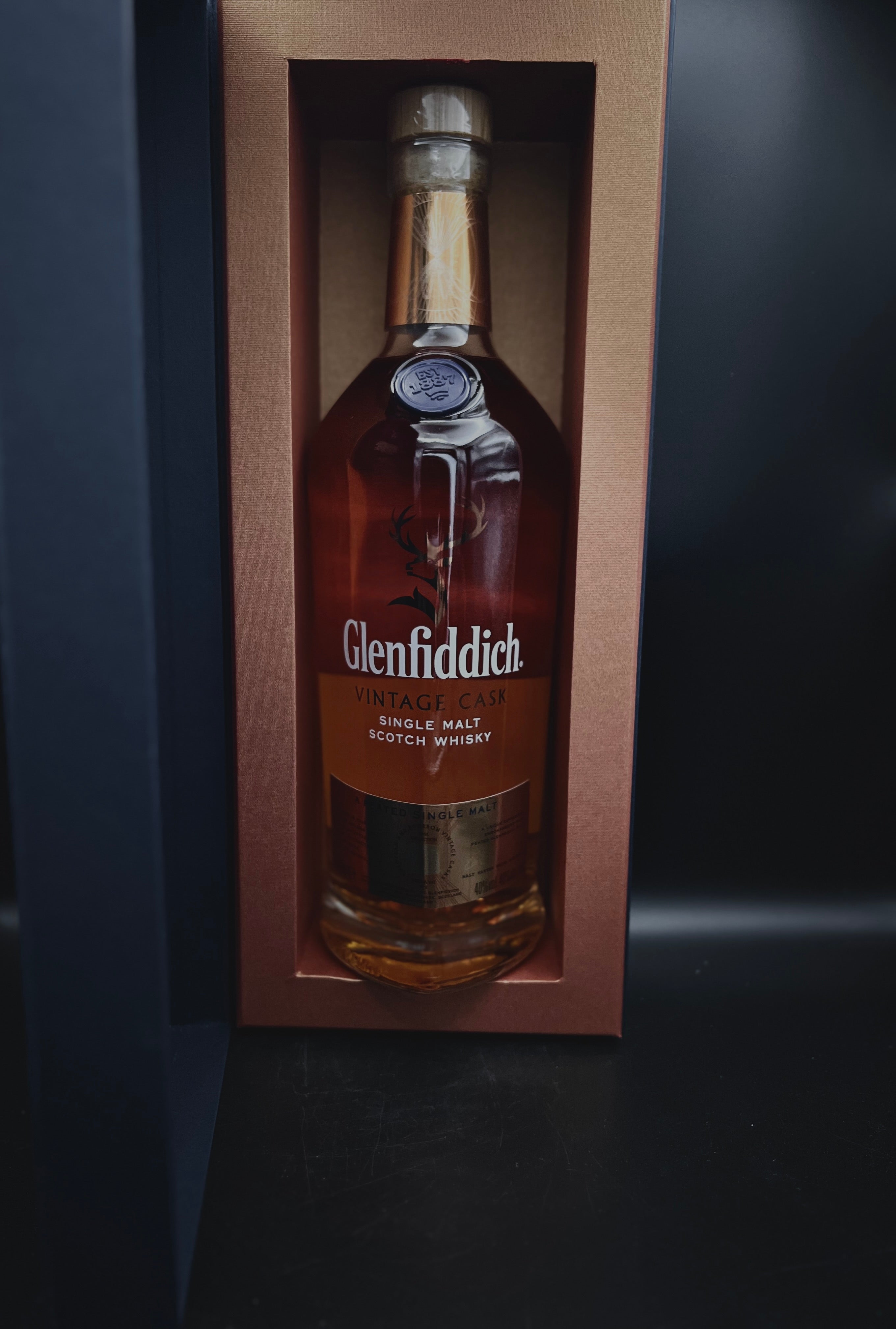 Glenfiddich Vintage Cask collection - Peated single malt | WHISKY